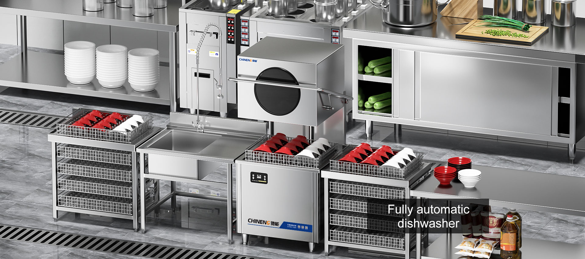 AG庄闲揭盖式洗碗机