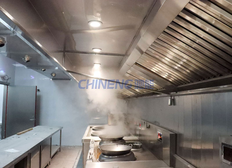 广州新莱福员工食堂新风系统