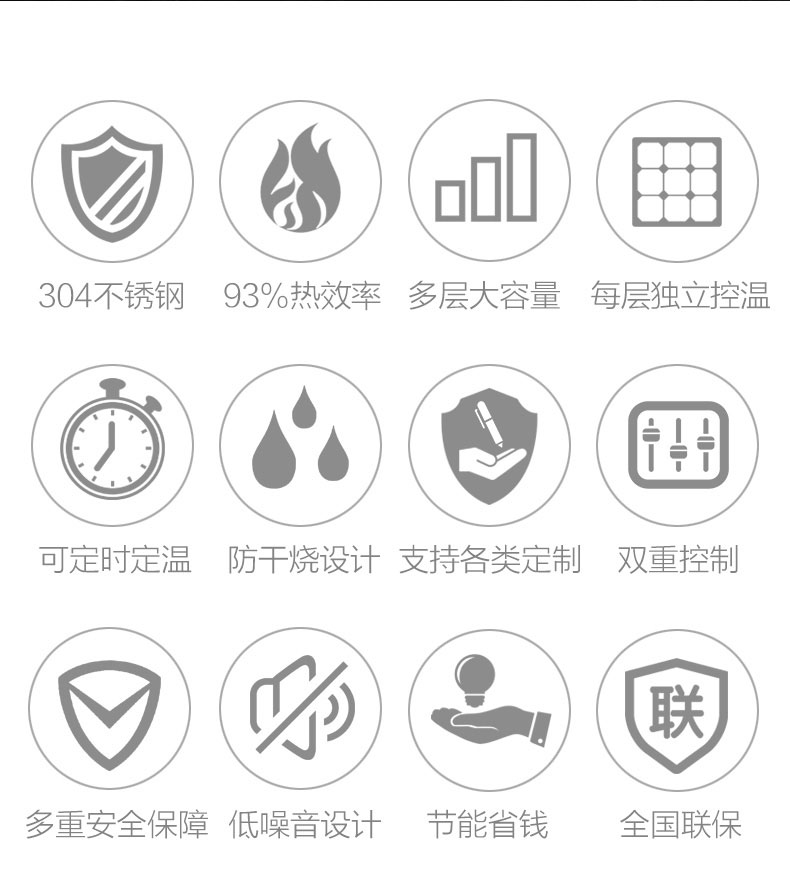 AG庄闲多门蒸柜性能