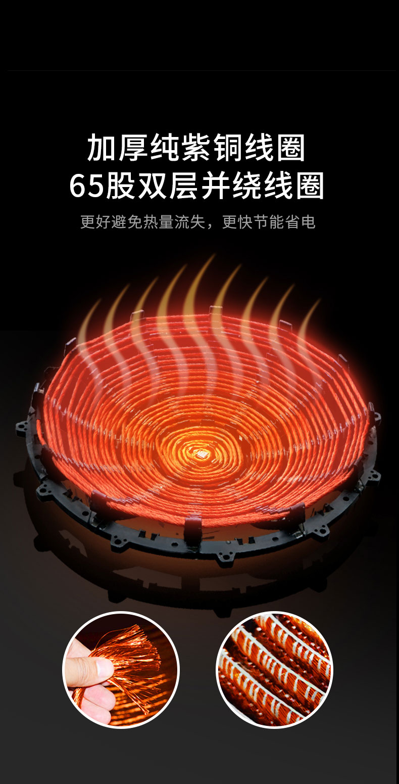 AG庄闲可倾式汤炉纯紫铜线圈